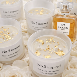 The Zaar Collection No.5 Inspired Luxury Fragrance Candle 🤍✨