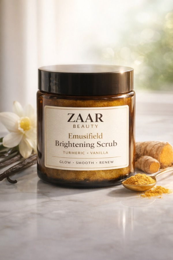 ZAAR Beauty’s Emulsified Glow Polish – Brightening
