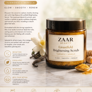 ZAAR Beauty’s Emulsified Glow Polish – Brightening