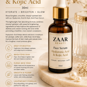 Face Serum – Hyaluronic Acid & Kojic Acid