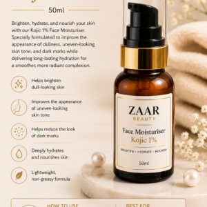 Face Moisturiser – Kojic 1%