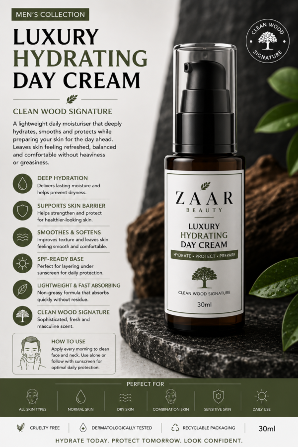Hydrating Day Cream  - (Men’s Collection)