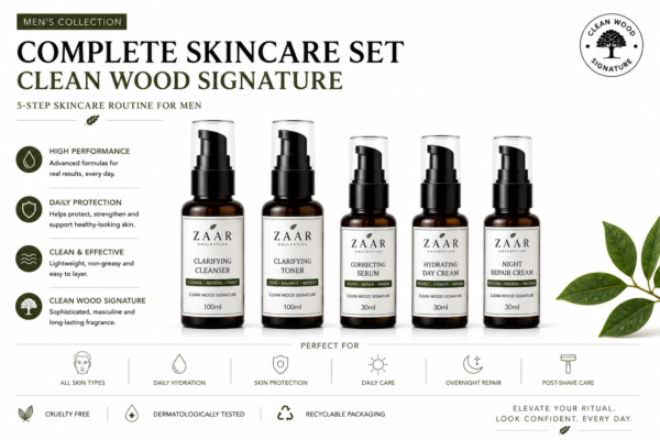 ZAAR Men's complete skincare set