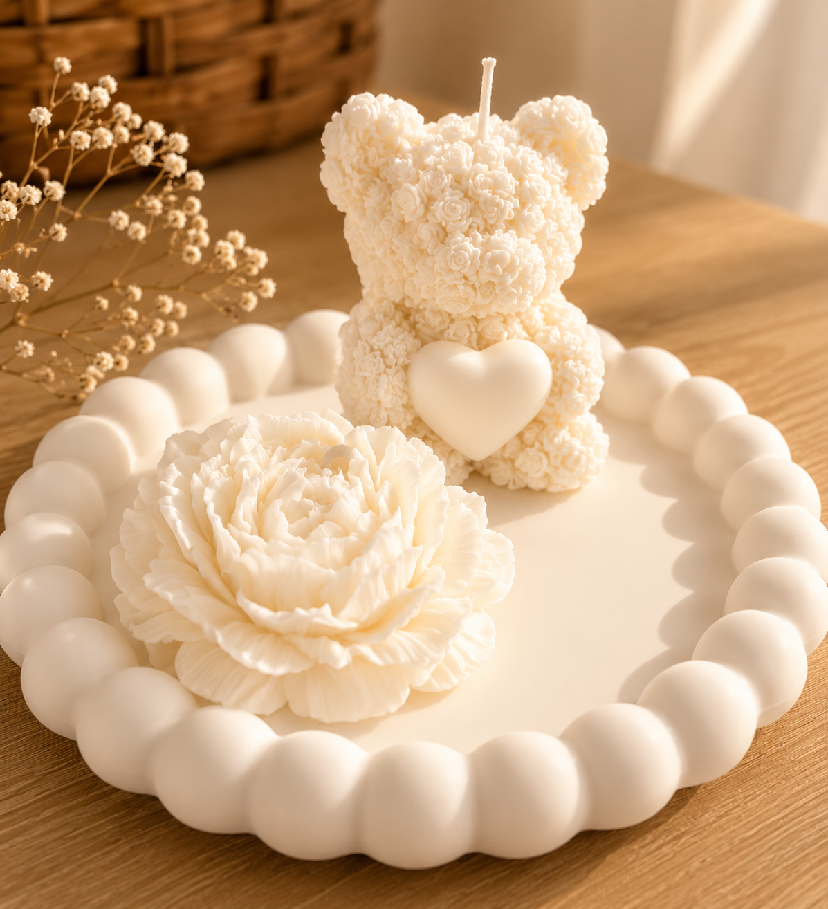 Little Luxuries Collection :Candle & Tray Set