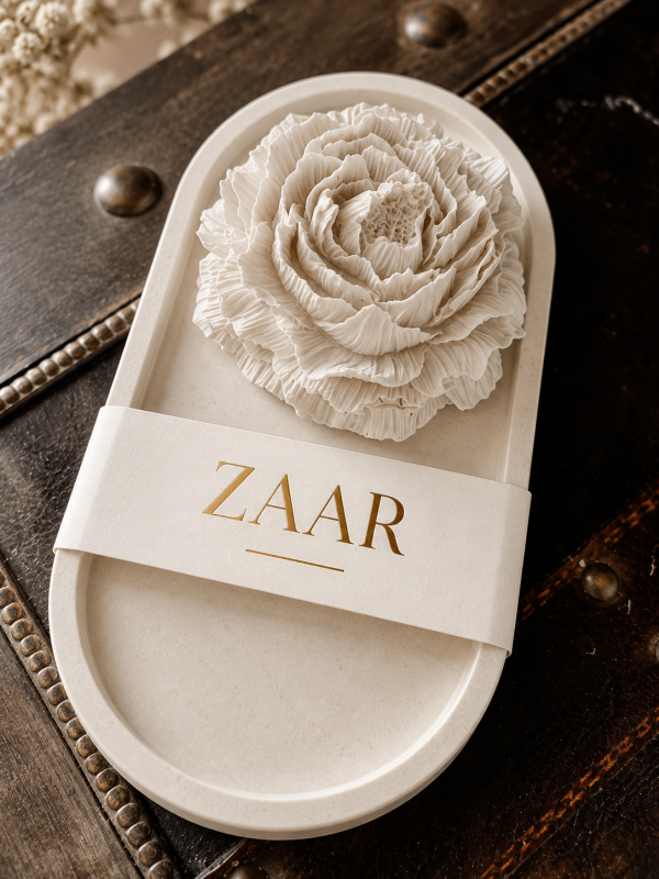 ZAAR Diffuser Peony Flower & Tray