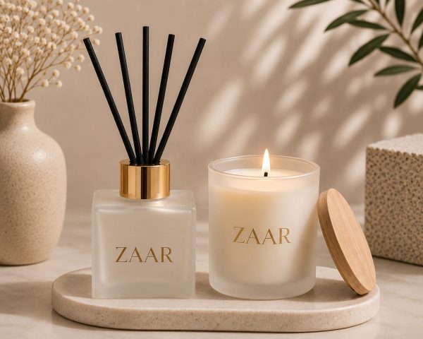 ZAAR 100ml Reed Diffuser & 300ml Candle Frost Gift Set