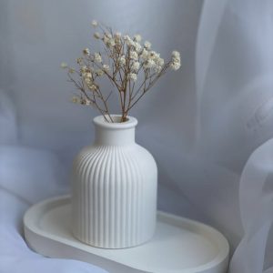 ZAAR Ribbed Decorative Vase